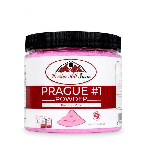 A jar of Hoosier Hill Farm Prague Powder No. 1